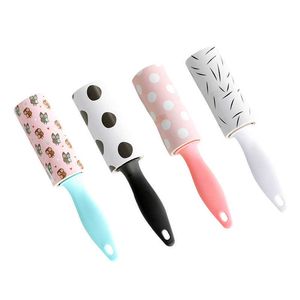 Lint Rollers Borstels Kleding Jas Kleverige Lint Roller Hond Pet Hair Remover Mini Draagbare Reiniging Apparaat MAZI888 Z0601