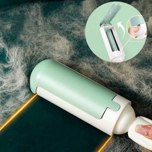 Lint Rollers Borstels Pet Hair Remover Kleding Elektrostatische Hair Remover Brush Dog And Cat Antihair Sticky Brush Roller Dieren Zelfreinigende Borstel Z0601