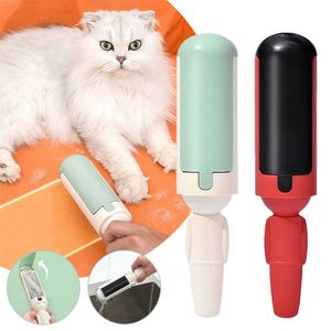 Lint Rollers Borstels Pet Hair Remover Handleiding Rolling Animal Hair Remover Borstel Voor Kat Hond Haar Sticker Kleding Bont Remover Huis Schoonmaken Gereedschap Z0601