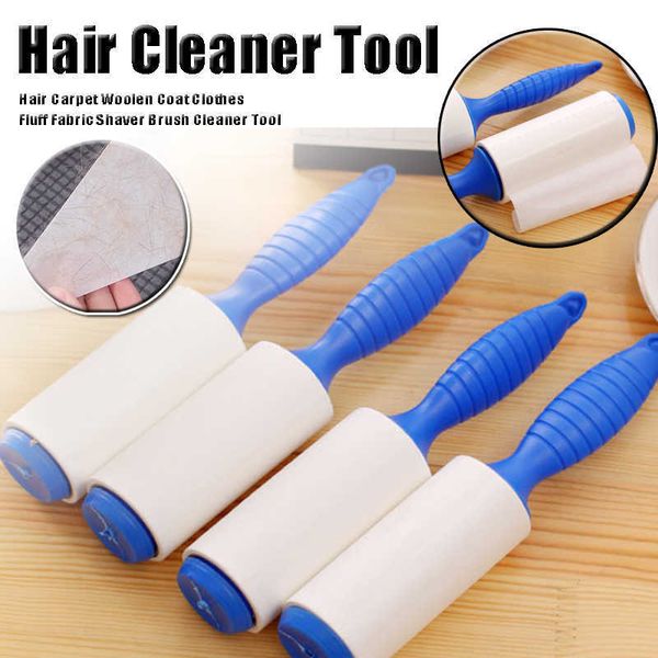 Lint Rollers Brosses Portable Lint Remover Tapis De Cheveux Manteau De Laine Vêtements Fluff Tissu Rasoir Brosse Cleaner Outil avec Autocollant Poignée Enlèvement Rouleau Z0601