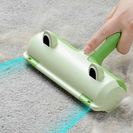 Lint Rollers Borstels Zelfreinigende Pet Hair Remover Roller Base Efficiënte Animal Hair Removal Tool 2Way Removal Perfect voor Sofa Tapijt Kleding Z0601