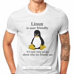 Système d'exploitation Linux Tux Penguin T-shirt pour hommes Convivial Just Picky T-shirt distinctif Original Casual Sweats Nouvelle tendance Y0Lq #