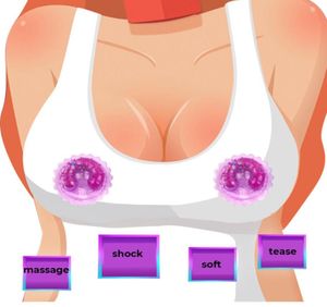 Linwo 2 stks sterke stimulus tepel klemmen vibrators seksspeeltjes voor vrouwen sukkel clips vrouwelijke borststimulator bdsm volwassen speelgoed9937439