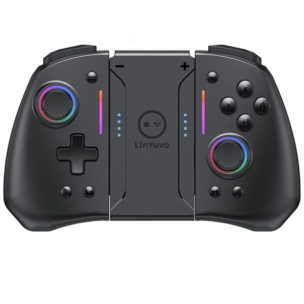 LinYuvo KS42 JoyPad contrôleur sans fil manette en métal pour jeu de commutation nintention réveil 6 axes gyroscope Bluetooth contrôleur manette de jeu 240115