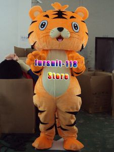 Lion roi tigre mascotte dessin animé Animal noël adulte taille Halloween dessin animé mascotte Costume robe de soirée #02