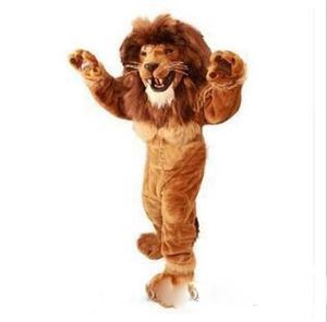 Disfraz de mascota León, trajes de Fursuit, juego de fiesta, disfraces de animales, ropa, Carnaval, Halloween, Navidad, Pascua, adultos