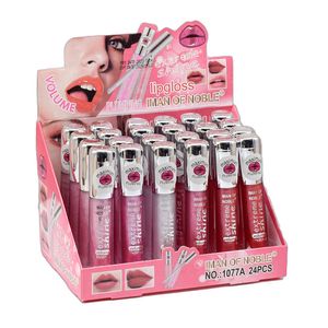 Lippenbalsem 24Pcs Shimmer Lipgloss Set 6 Kleuren Glanzende Vloeibare Lipstick Niet Kleverig Waterdicht Langdurige Lipgloss Lippen Make-Up Groothandel 230712