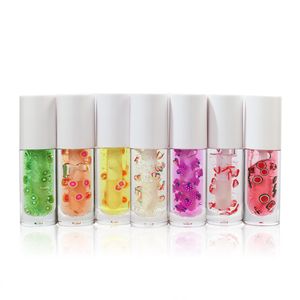 Lippenbalsem 8 kleuren Big White Head Fat Pier Fruit Transparant Lipolie Fruitsmaak Langdurig Make-up Cosmetica Private Label Custom Bulk 230712