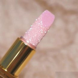 Bálsamo labial Marca Pink Frost Soleil 3G Cuidado especial Cosméticos hidratantes para labios Mascarilla nutritiva Entrega de gotas Salud Belleza Maquillaje Dh8M0