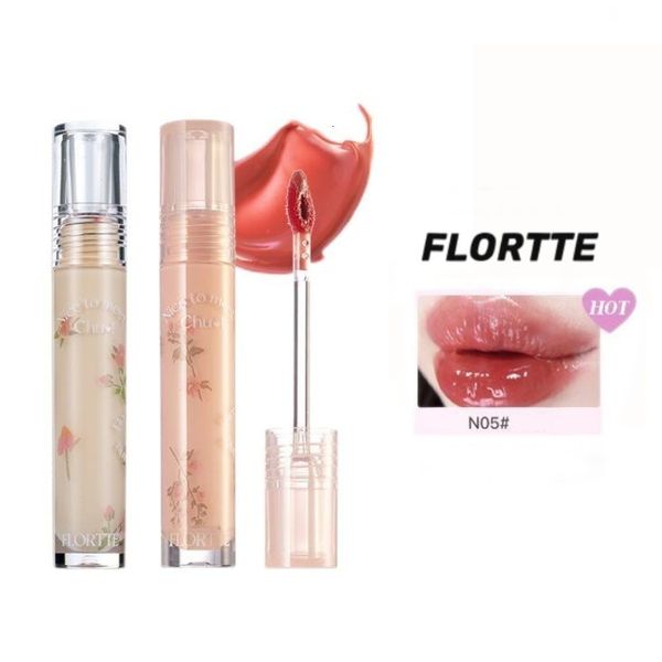 Baume à lèvres FLORTTE Beauty Lip Lasting Tint First Kiss Series Water Glossy Nice To Meet Chu Blooming Liquid Lipstick Makeup Women Cosmetics 230712