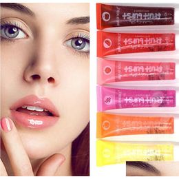 Lippenbalsem iman van nobele fruit burstolie geurende lipgloss pruimlippen glanzen jelly moisturizer glanzende vitamine e mineral druppel afgifte genezen dhcci