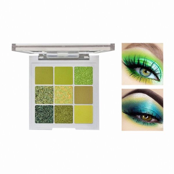 Baume à lèvres neuf couleurs vert ombre à paupières plaque commerce extérieur ombre à paupières plaque polarisée éclaircissante Diamd Fl Cos maquillage Crays q1qa #