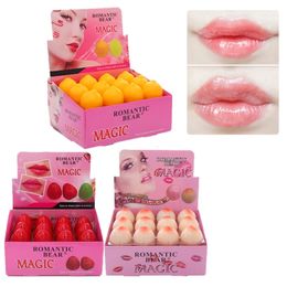 Lippenbalsem groothandel bulk 24 stuks set perzik fruit schattige balsemhydurerende lippenstift lippen zorg 240321
