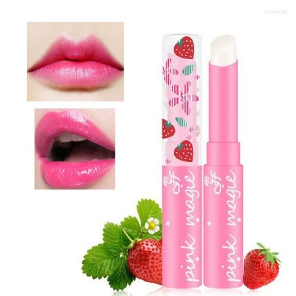 Bálsamo labial al por mayor Protect Blam Change Color Temperature Pink Levre Lipblam Hidratante de larga duración Mujeres Sexy Lipstick Maquiagem