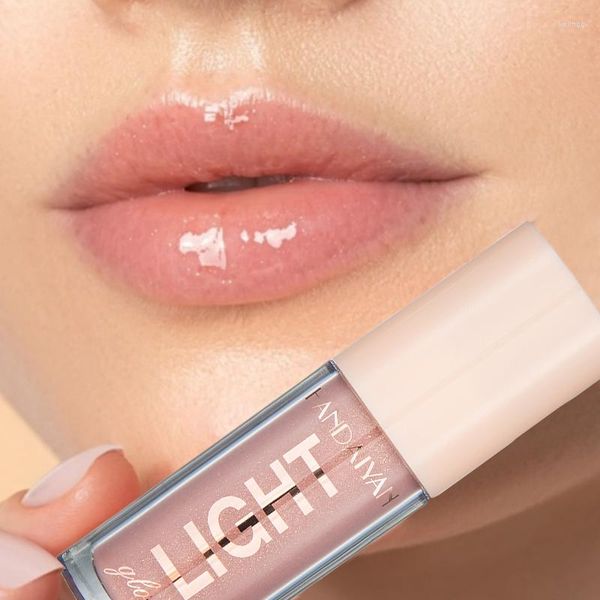 Brillo de labios 12 colores Brillo Flash Nacarado Brillante Hidratante Líquido Lápiz labial Espejo de larga duración Maquillaje de esmalte de alta luz