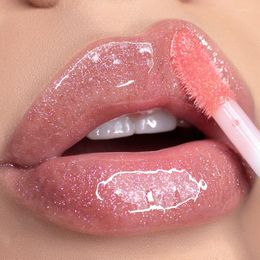Lipgloss 12 kleuren spiegel glitter waterdichte duurzame hydraterende naakt glans lippenstiften transparante make -up van vullende olie