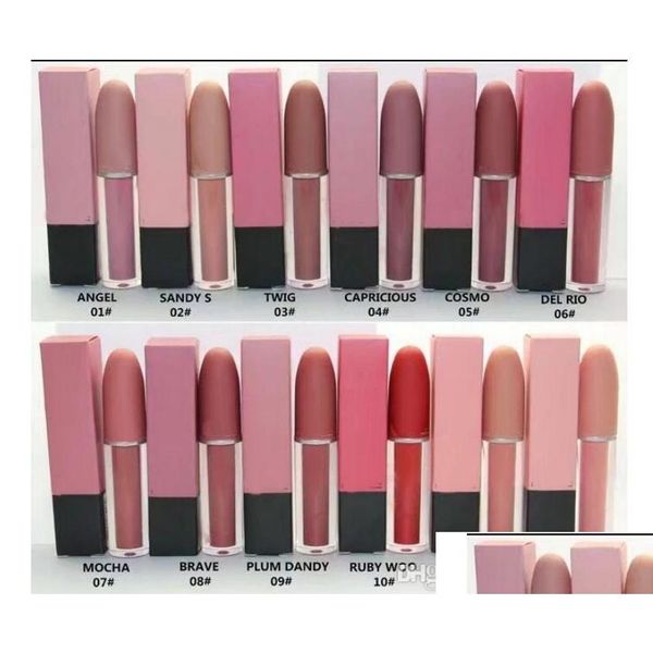 Brillant à lèvres 12 pcs Cosmétiques imperméables Twee Différentes couleurs Best-seller Bonne vente Maquillage le plus bas Livraison Santé Beauté Lèvres Dhydq