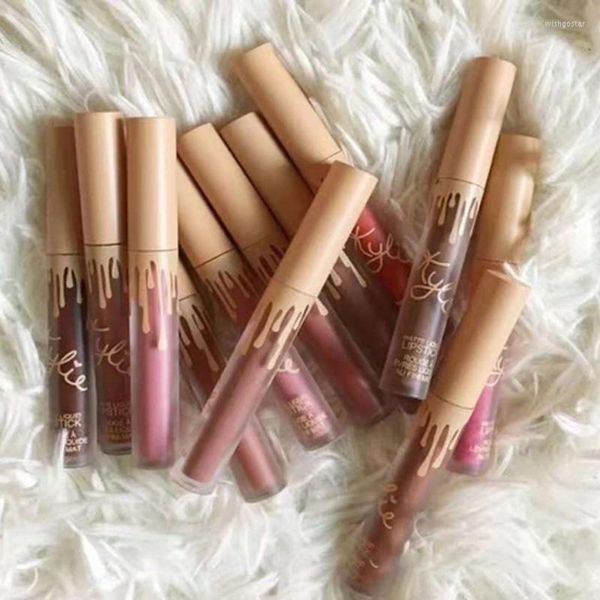 Brillo de labios 12 unids/set Set maquillaje labios rojo hidratante lápiz labial tinte belleza cosméticos profesional venta al por mayor señora