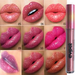 Lipgloss 15 kleuren waterdichte glitter tint diamant glanzend fluweel matte vloeibare lippenstiften langdurige lipgloss make -up cosmetica