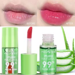 Brillant à lèvres 1PC Aloe Vera Essence rouge à lèvres couleur changeante brillant à lèvres longue durée hydratant étanche changement de température