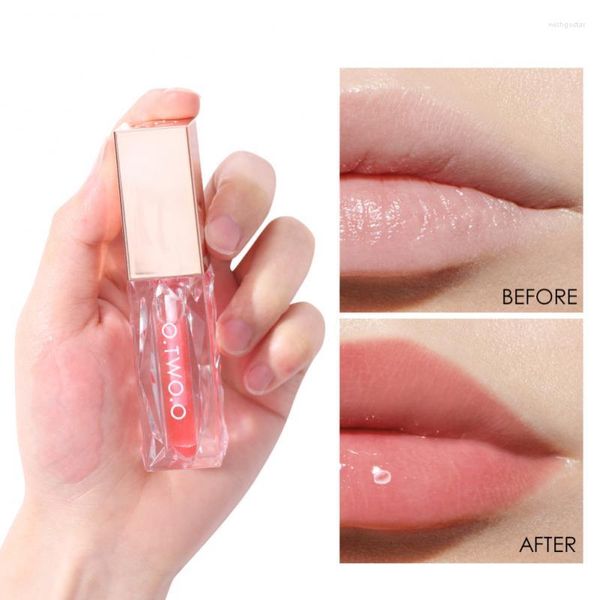 Lip Gloss 1 PPC Aceite hidratante de agua transparente Agua de agua Glaze Cosmética Cuidados TSLM