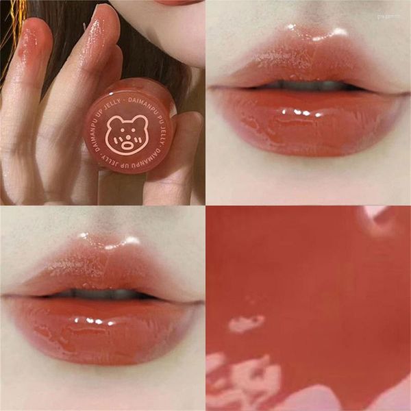 Brillo de labios 2023, Color espejo, aceite de cristal transparente, lápiz labial líquido resistente al agua, pigmento rojo Sexy, Cosméticos de maquillaje