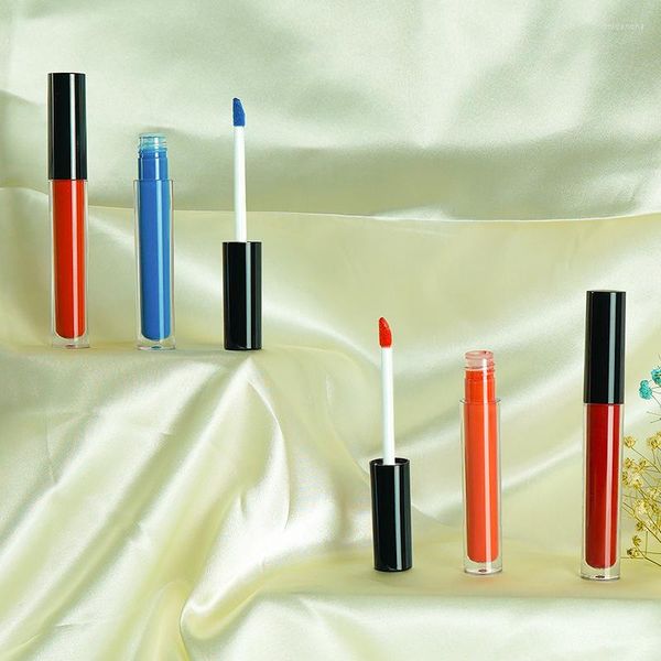 Brillo de labios 21 colores Sexy de larga duración de terciopelo mate líquido lápiz labial maquillaje mujeres belleza rojo taza antiadherente impermeable