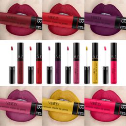 Rouge à lèvres mat, 29 couleurs, Tube rond, imperméable, antiadhésif, rafraîchissant et lisse, maquillage, cosmétiques, TSLM1