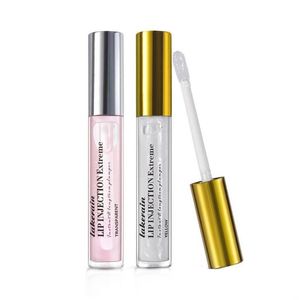 Brillant à lèvres 2pcs lèvres volumisantes instantanées plus pulpeuses réparatrices réduisent les ridules masque hydratant longue durée huile de soin sexy sérum dodu D Dhij7