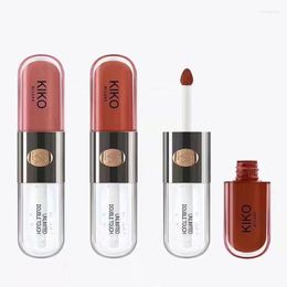 Lip Gloss 2PCS/Lot Brand Dubbele hoofdlaklak Lippenstift Raincoat 103 Non-Fading No Stain on Cup Mirror Glass Vrouw