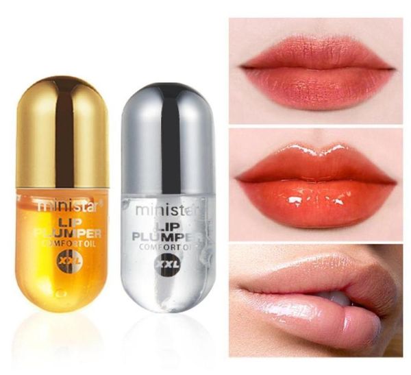 Béliement à lèvres 2pcSet jour et nuit hydratant un volume extrême Essence nutritive Plumper Ginger Mint Lips Enhancer3255017