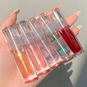 Lipgloss 3 stks/set vloeibare lippenstift transparante natte kristalgelei waterdichte spiegelolie glazuur langdurige hydraterende lippen gebruiken