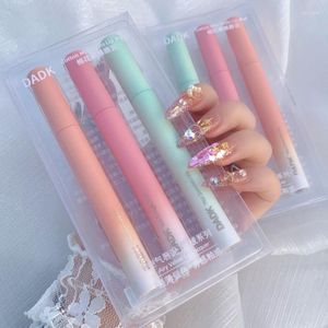 Lip Gloss 3 stcs/set matte modder in 3 kleuren snoepkleur katoen spiegel water lichtglazuur expressief anti-aanbak cup