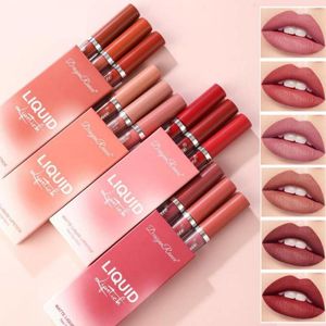 Lipgloss 3 stks fluwelen mat set tint combo waterdichte lange-wear vloeistof lippenstift kleur lippen make-up vrouwen cosmetica