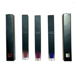 Lip Gloss 41-kleuren zwarte buisgradiënt langdurige make-up lipgloss bulk aangepast logo