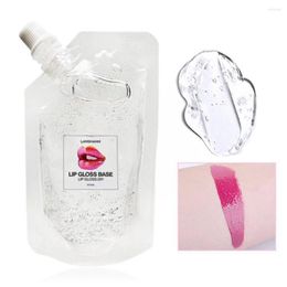 Lip Gloss 50 ml Clear Base Gel Glazuur Materiaal Geurloze hydraterende versagel lipgloss voor DIY Kit P6W4