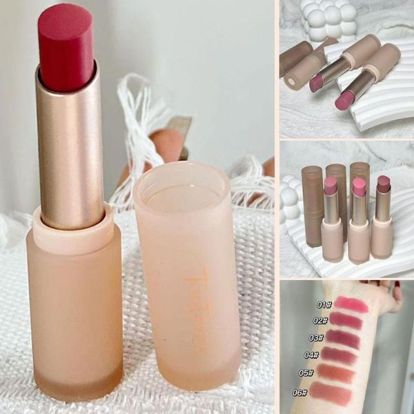 Rouge à lèvres mat velours 6 couleurs, longue durée, antiadhésif, cosmétique, Blush imperméable, teinte coréenne, tasse féminine Mak K8K5