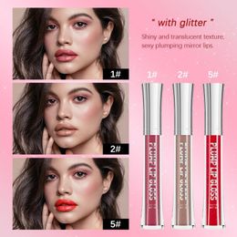 Lip Gloss 6 Kleur Mulder make -up Mydraterende voeding verminderen lippen lippen lippen lippen lippen lippen vloeistof lippenstift waterdichte tint make -up