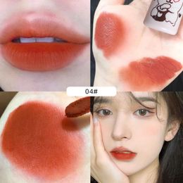 Lip Gloss 6 Colors Girl's matte lippenstift waterdichte langdurige sexy lipgloss non-stick cup tint cosmetische Koreaanse make-up