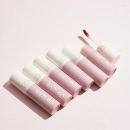 Brillant à lèvres 6 couleurs glaçure mat liquide rouge à lèvres imperméable longue durée hydratant velours rose rouge boue teinte lisse cosmétiques