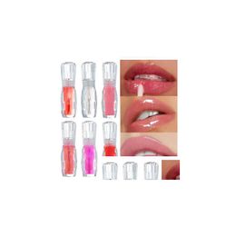 Lip Gloss 6 kleuren lippen Plumper make -up Langdurige grote moisturizer mollig volume glanzende vitamine E minerale olie lipgloss druppel levering dhxlv
