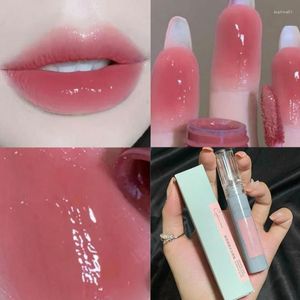 Brillant à lèvres 6 couleurs hydratant miroir cosmétiques longue durée liquide rouge à lèvres réduire ligne glaçure lèvres teinte maquillage coréen