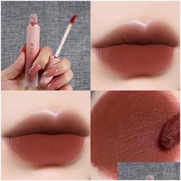 Lip Gloss 6 kleuren Veet Mat langdurige geen vervagende lippenstift Waterdichte tint Cosmetica Vrouwelijke glazuur Cream Makeup5402414 Drop levering Oteyzzz