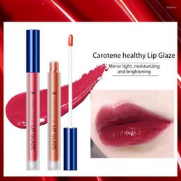 Brillant à lèvres 6 couleurs velours mat liquide rouge à lèvres antiadhésif 24 heures tasse Texture légère teinte Sexy rouge glaçure cosmétiques