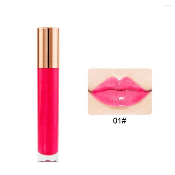 Lip Gloss 7-color Moist Pearl Shiny Private Custom Logo Nutritivo e hidratante