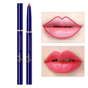 Lip Gloss Liner automático de lápiz labial con pincel no es fácil de desvanecer 1 ml de removedor chicas