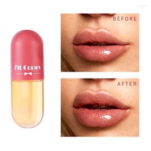 Brillo de labios Cosméticos de belleza Lápiz labial Plumper Oil Crystal Jelly Plump Serum Clear Hidratante Tinte Maquillaje para WomenLip Wish22