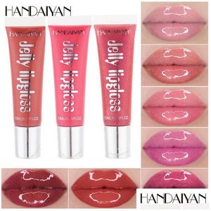 Brillant à lèvres couleur bonbon gelée lèvres Flips dodus rehausseur tube à presser brillant à lèvres hydratant nutritif hydratant Handaiyan maquillage goutte D Dharo