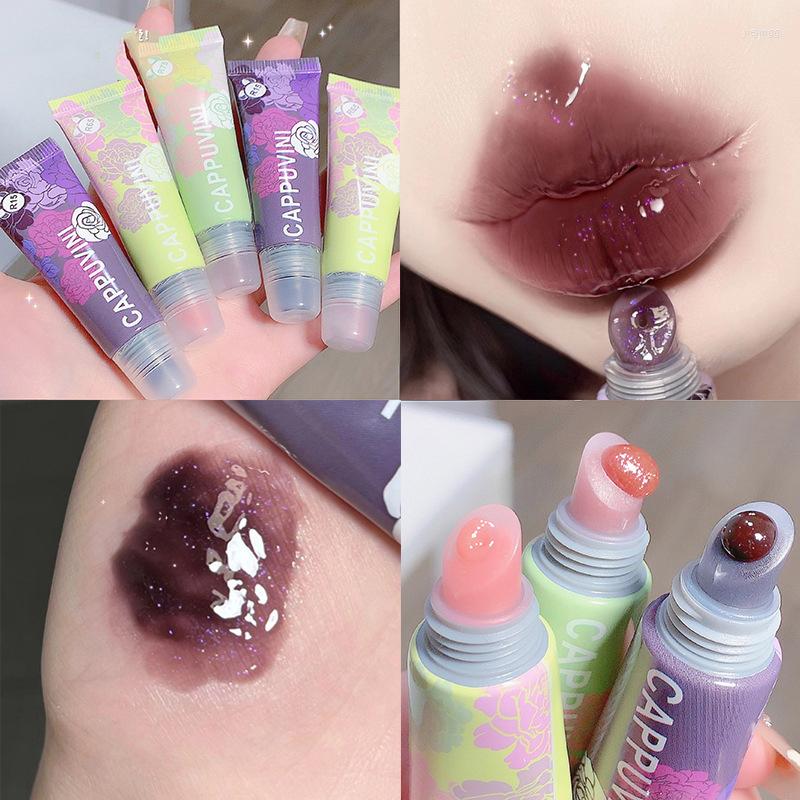 Lip Gloss Cappuvini Mirror Water Transparant Moisturerende Oil Liquid Lipstick Volledige sexy tint make -up Koreaanse cosmetica