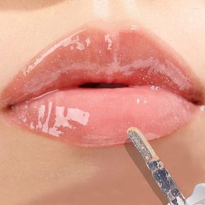 Brillant à lèvres clair paillettes eau légère verre glaçure huile hydratante imperméable durable miroir gelée liquide rouge à lèvres maquillage
